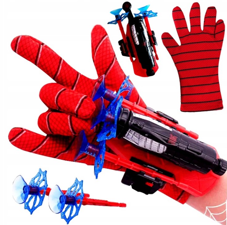 rukavice vystreľujúce šipky